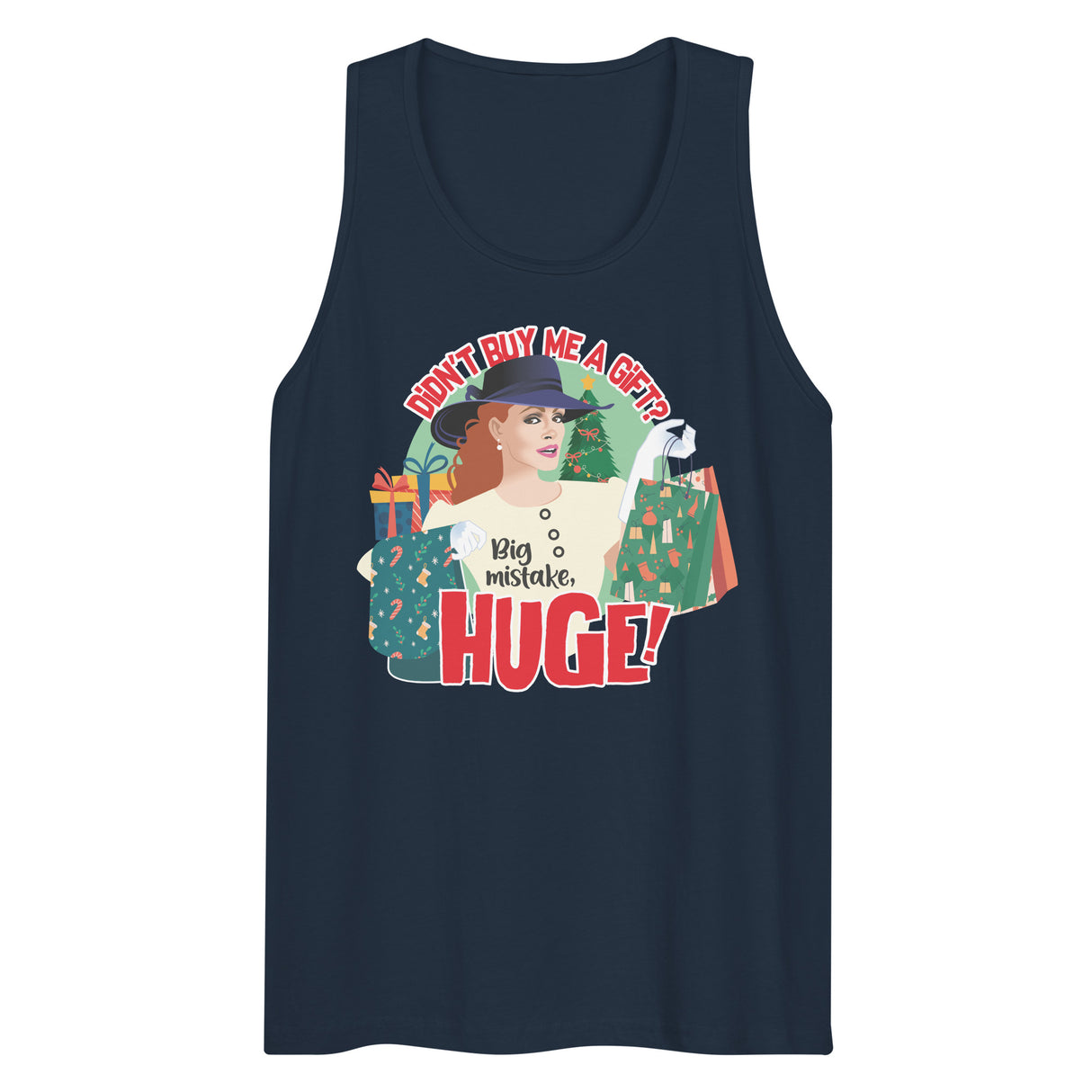 No Gift? Big Mistake (Tank top)-Tank Top-Swish Embassy