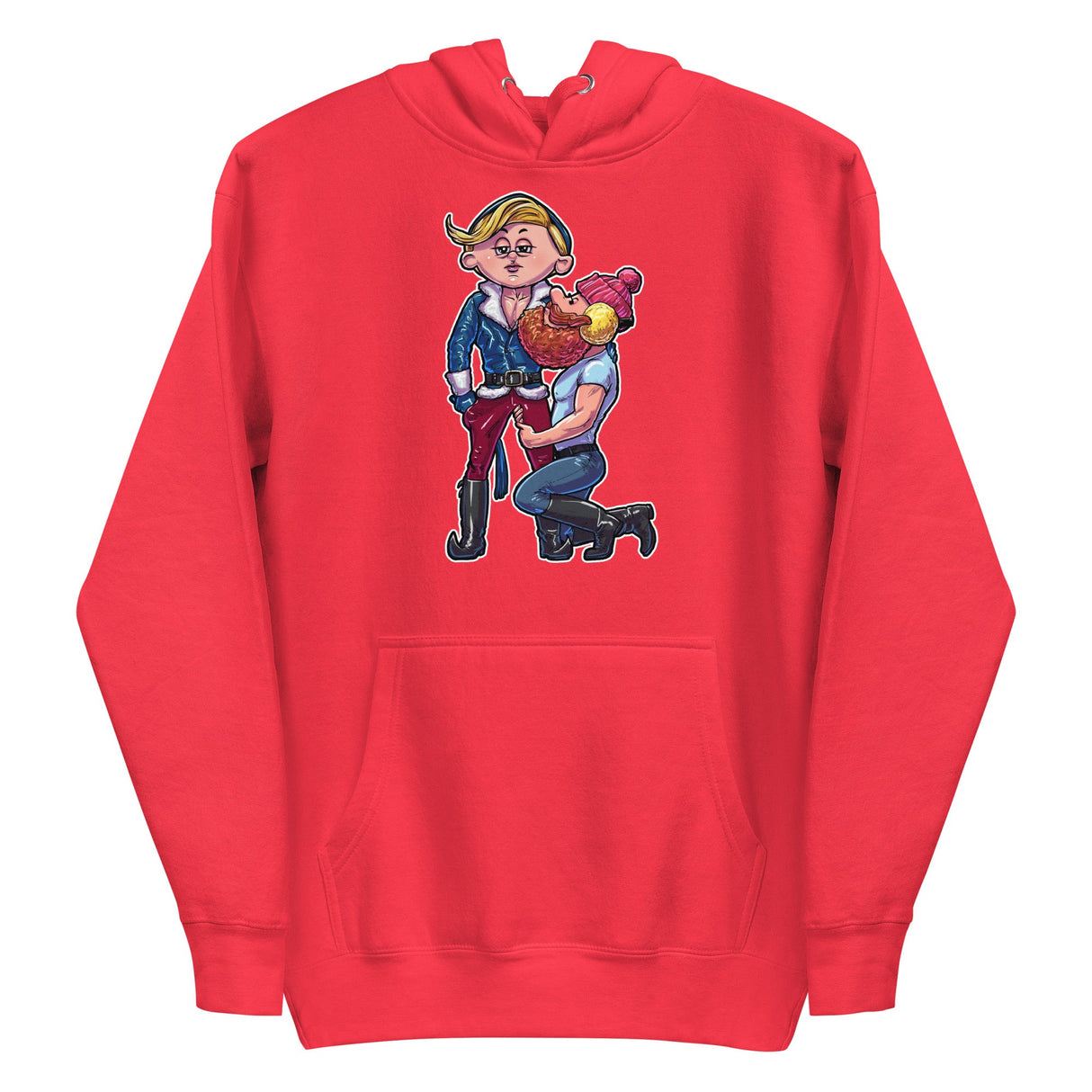 North Pole's Top Elf (Hoodie)-Christmas Hoodies-Swish Embassy