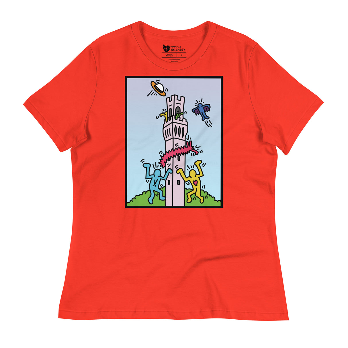 PTown Monument (Women's Relaxed T-Shirt)-Women's T-Shirts-Swish Embassy