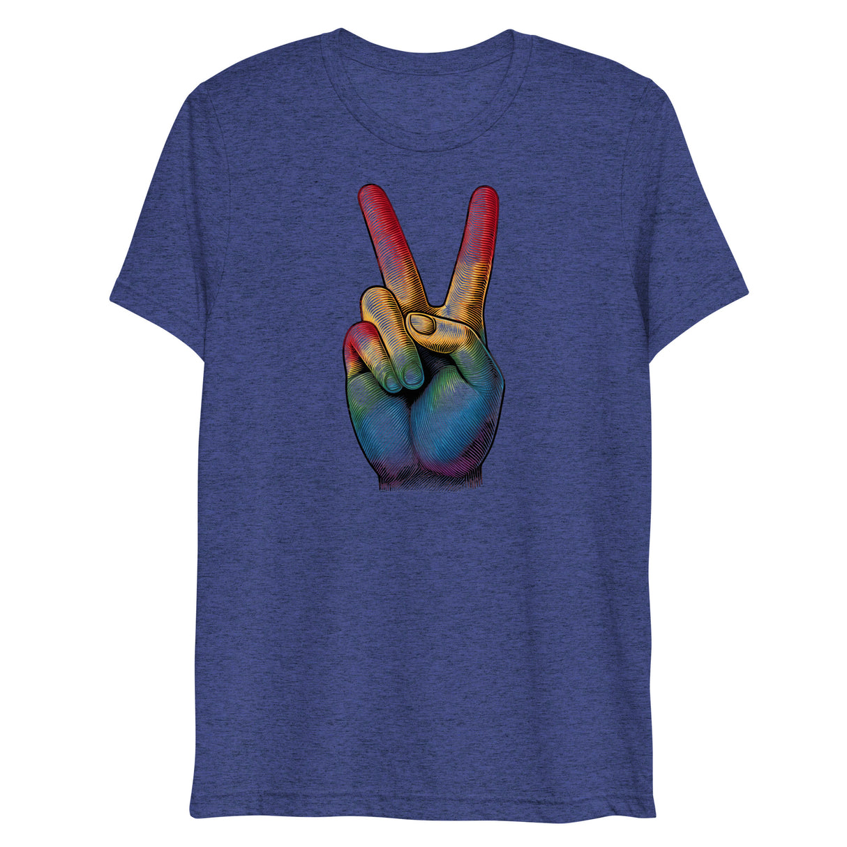 Peace and Pride (Triblend)-Triblend T-Shirt-Swish Embassy
