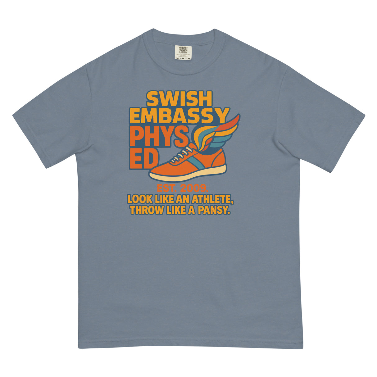 Phys Ed (Boxy Tee)-Boxy T-Shirt-Swish Embassy