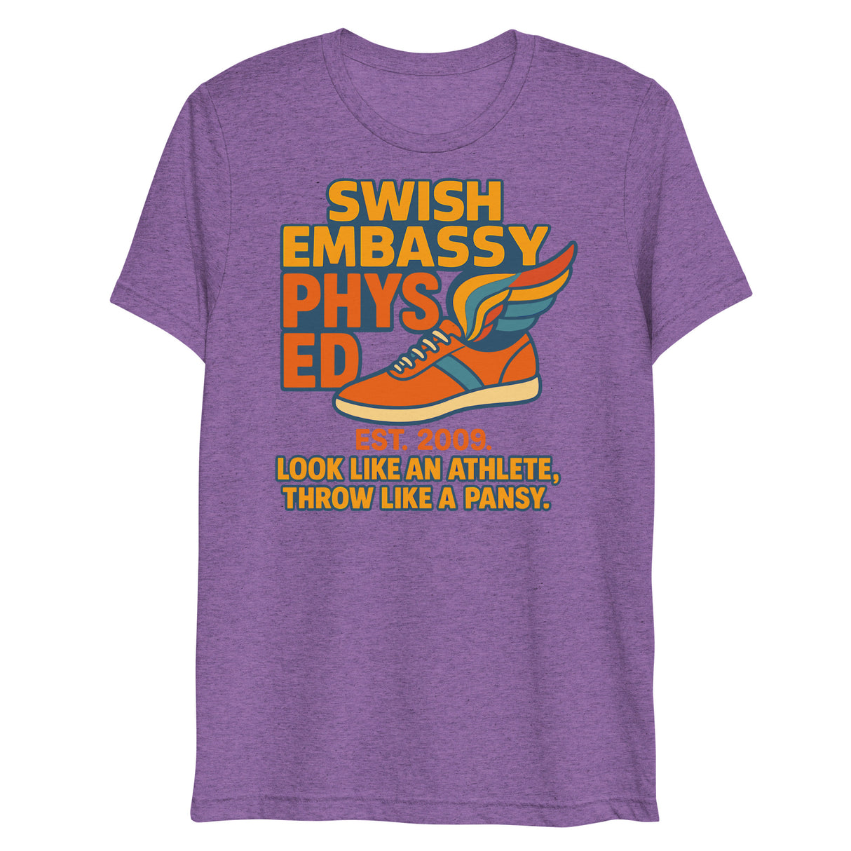 Phys Ed (Triblend)-Triblend T-Shirt-Swish Embassy