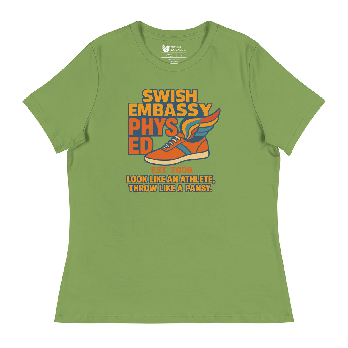 Phys Ed (Women's Relaxed T-Shirt)-Women's T-Shirts-Swish Embassy