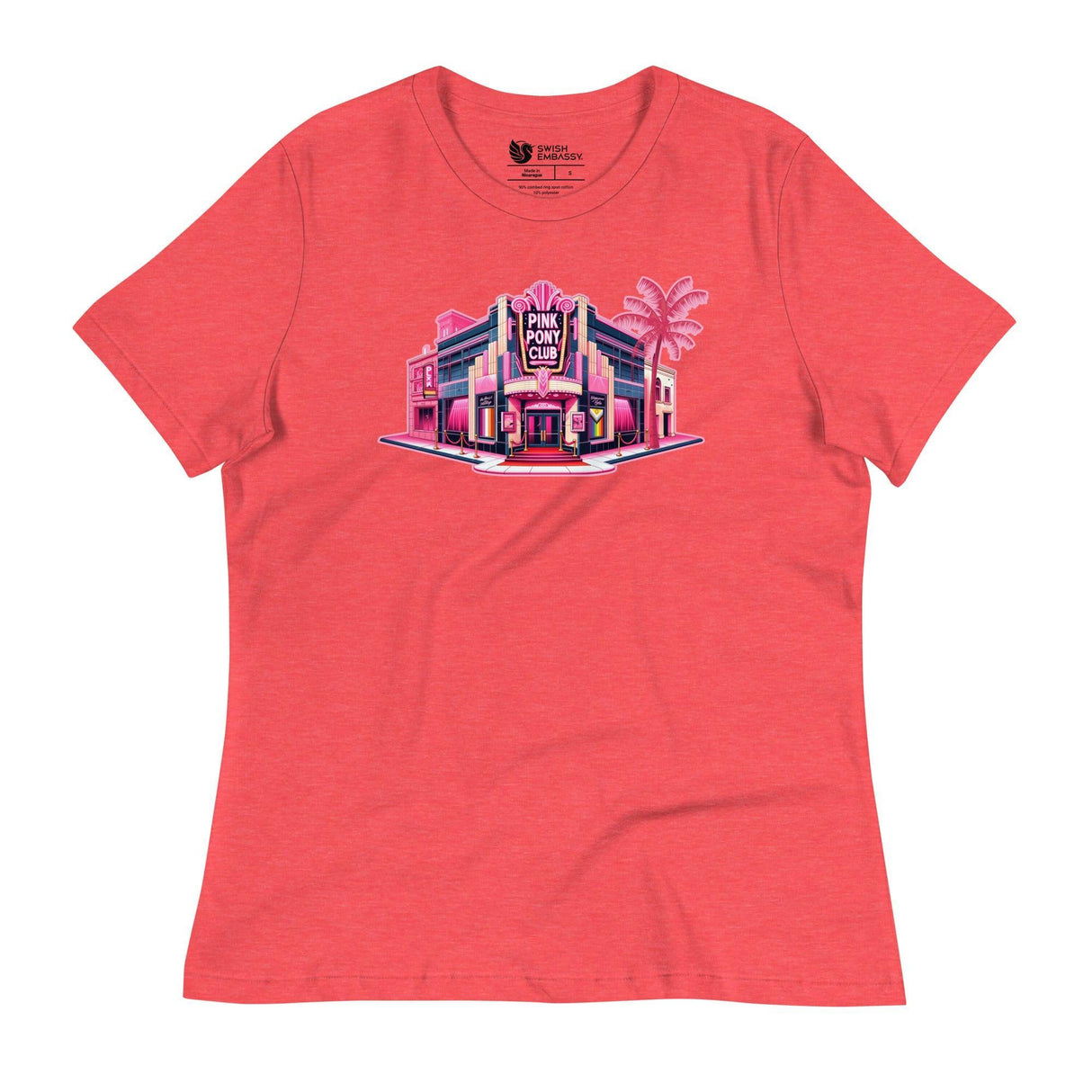 Pink Pony Club (Women's Relaxed T-Shirt)-Women's T-Shirts-Swish Embassy