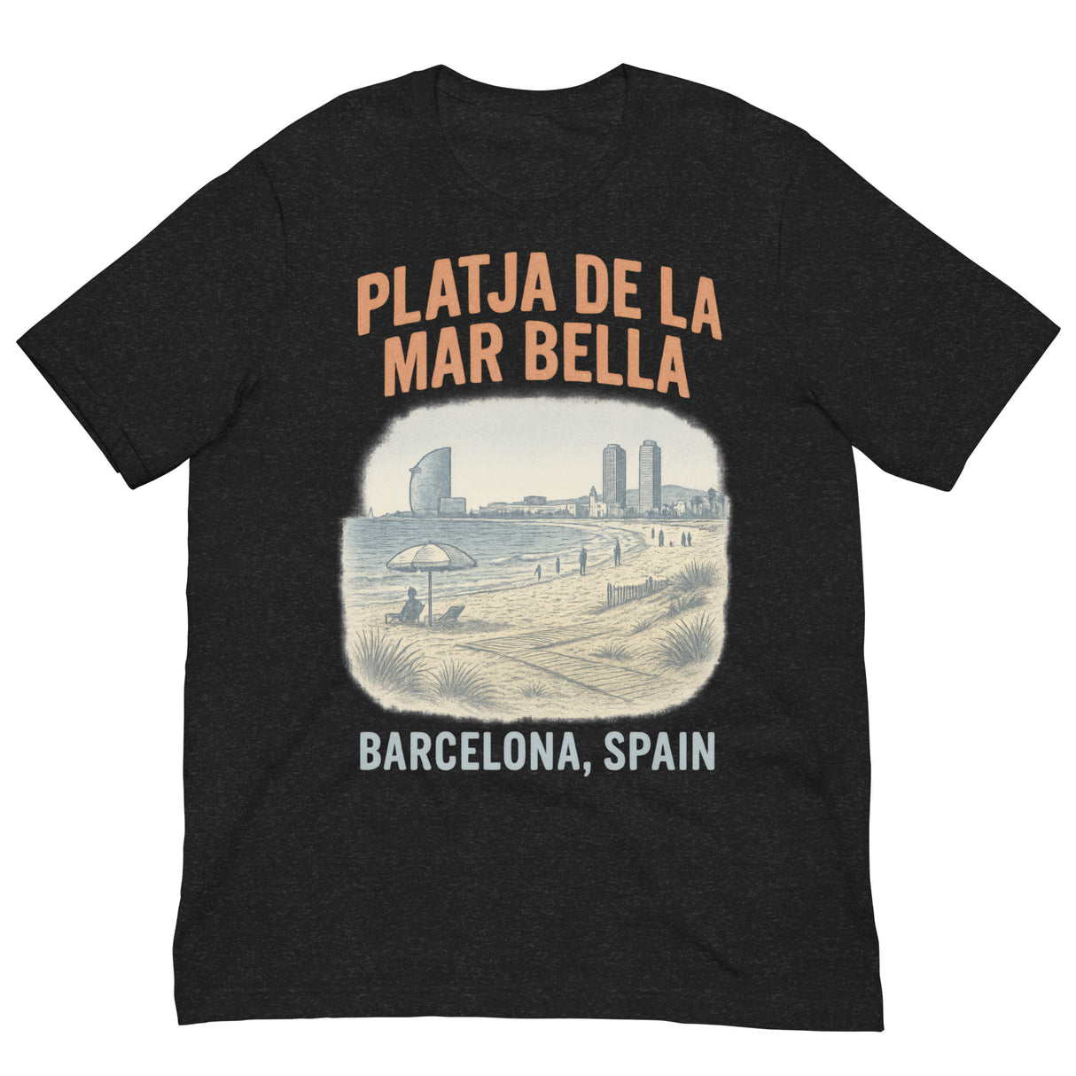 Playja de la Mar Bella-T-Shirts-Swish Embassy