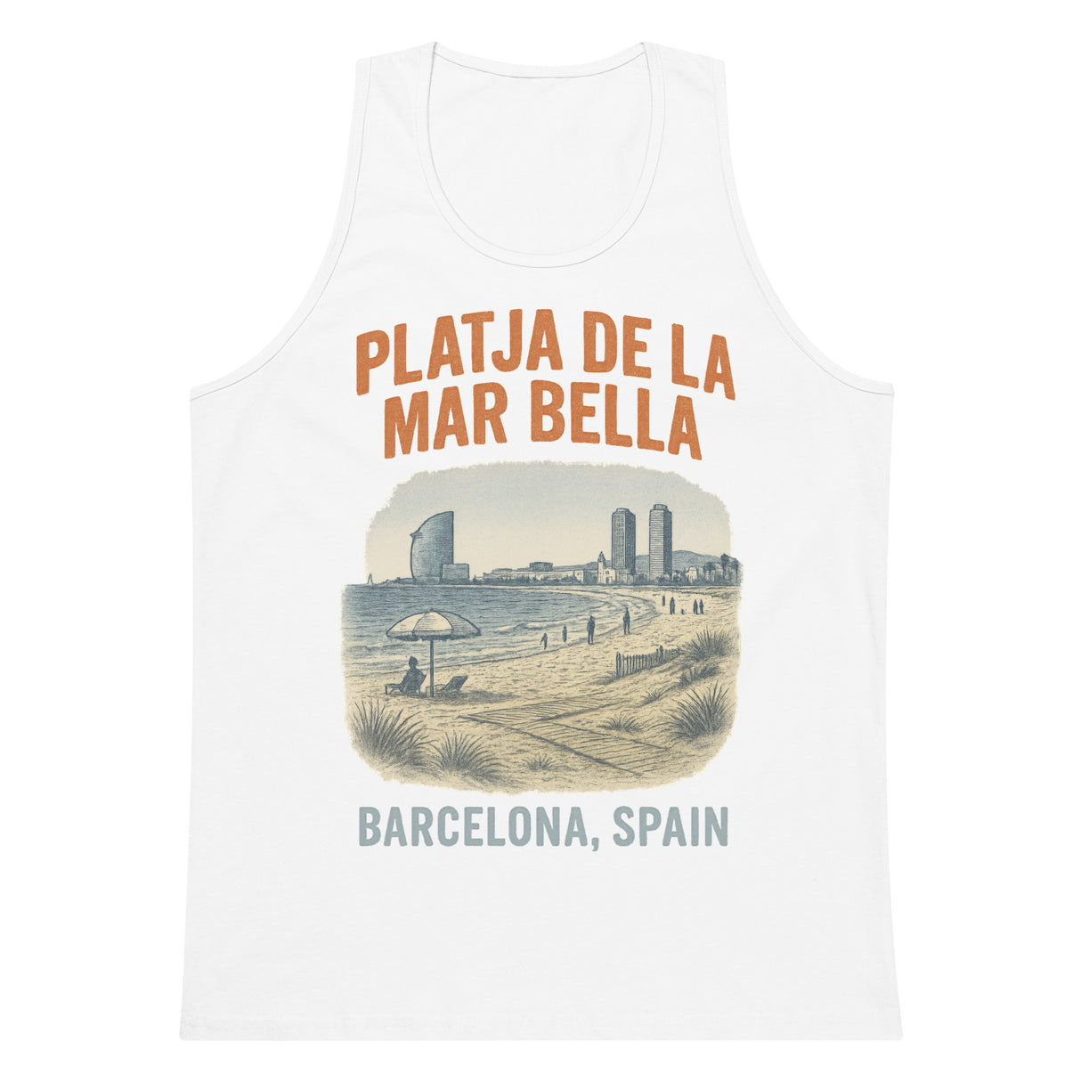 Playja de la Mar Bella (Tank Top)-Tank Top (Staging)-Swish Embassy
