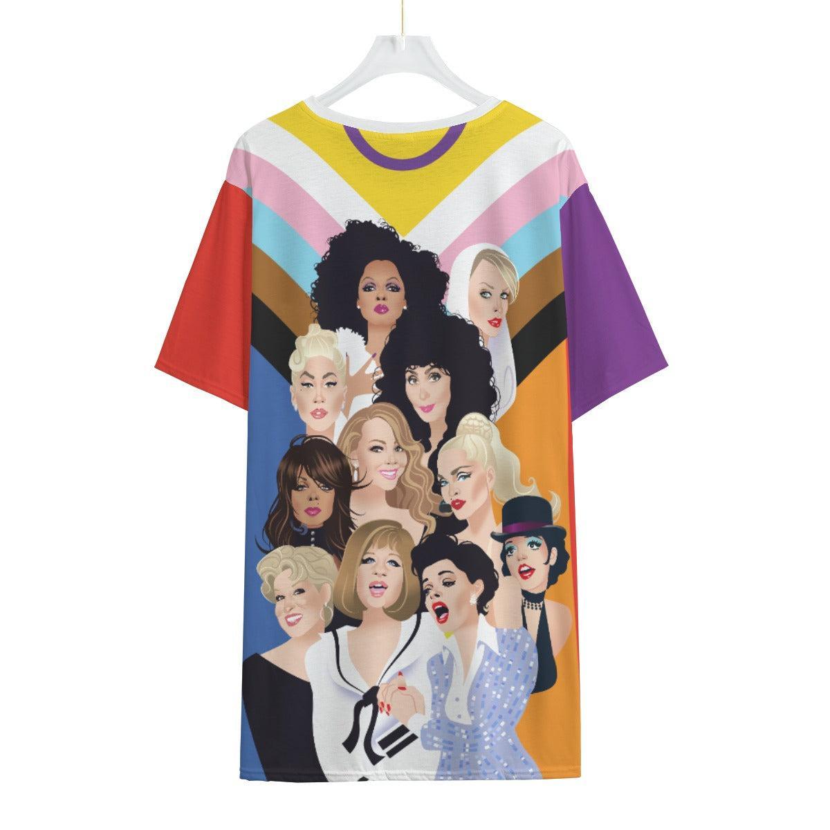 Pride Divas (Allover T-Shirt)-Allover T-Shirt-Swish Embassy