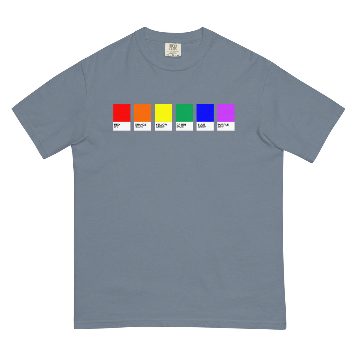Pride Swatches (Boxy Tee)-Boxy T-Shirt-Swish Embassy