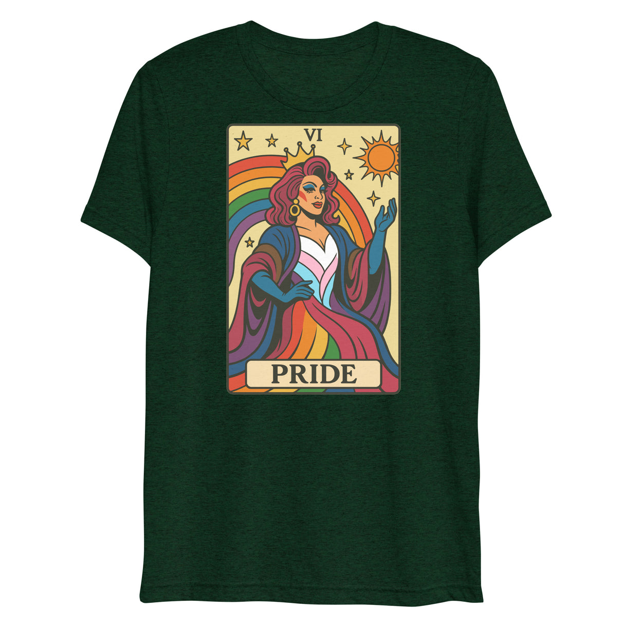 Pride Tarot (Triblend)-Triblend T-Shirt-Swish Embassy
