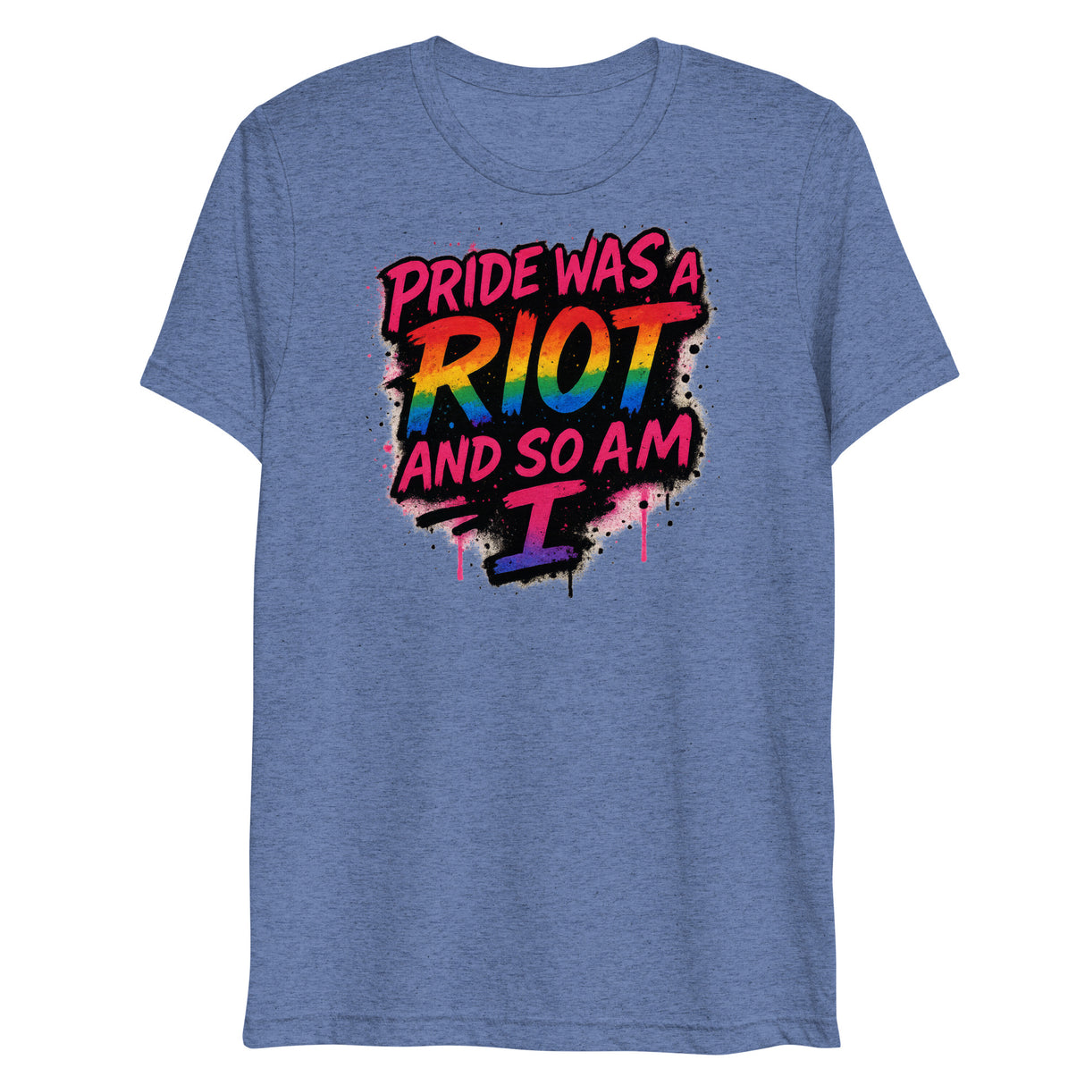 Pride Was a Riot (Triblend)-Triblend T-Shirt-Swish Embassy