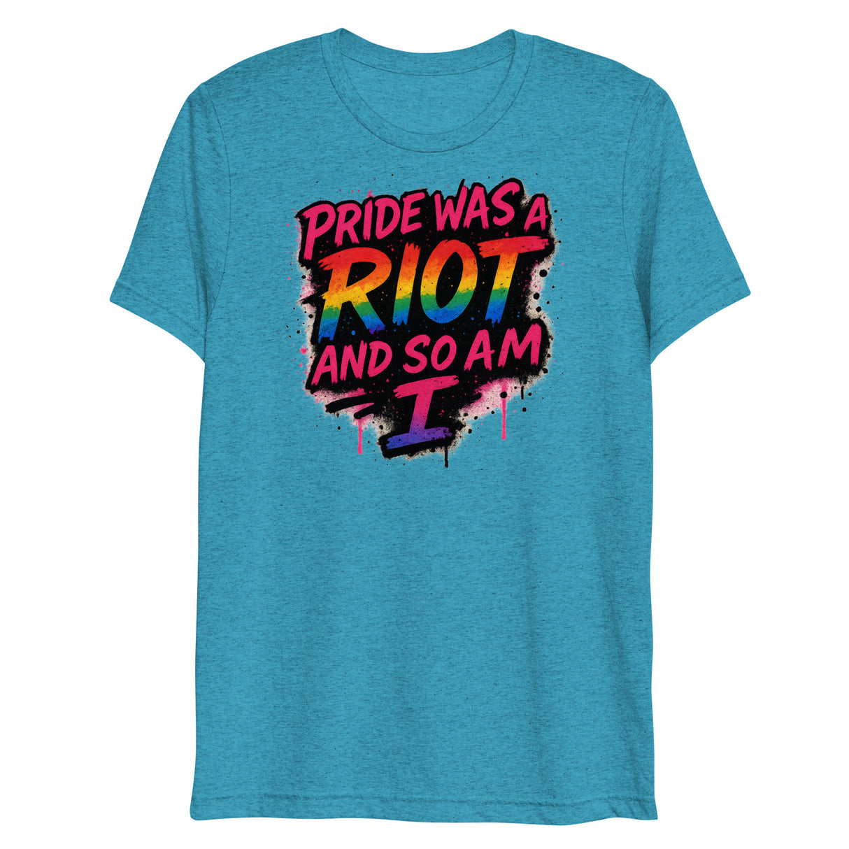 Pride Was a Riot (Triblend)-Triblend T-Shirt-Swish Embassy