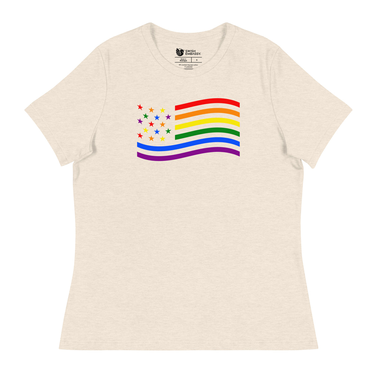 Pride in the USA (Women's Relaxed T-Shirt)-Women's T-Shirts-Swish Embassy