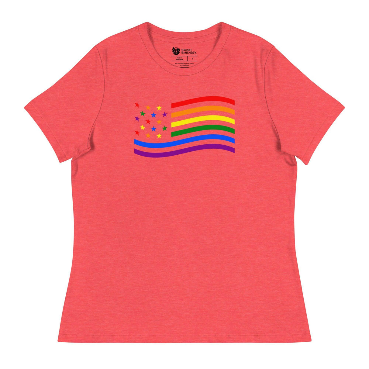 Pride in the USA (Women's Relaxed T-Shirt)-Women's T-Shirts-Swish Embassy