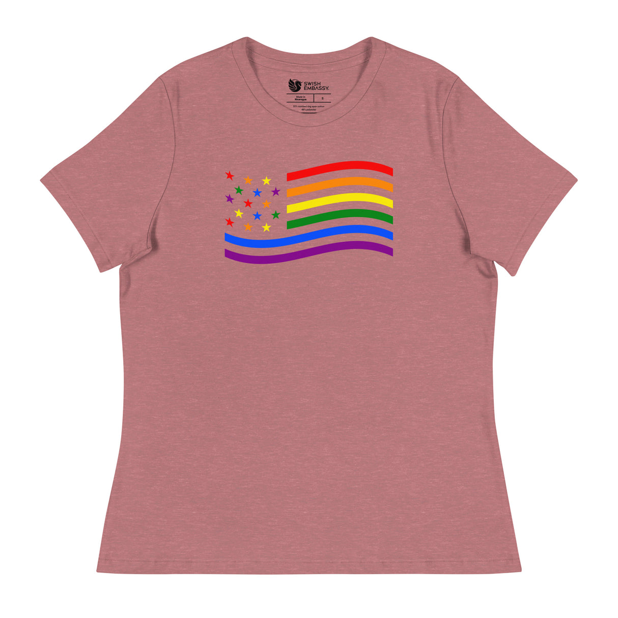 Pride in the USA (Women's Relaxed T-Shirt)-Women's T-Shirts-Swish Embassy
