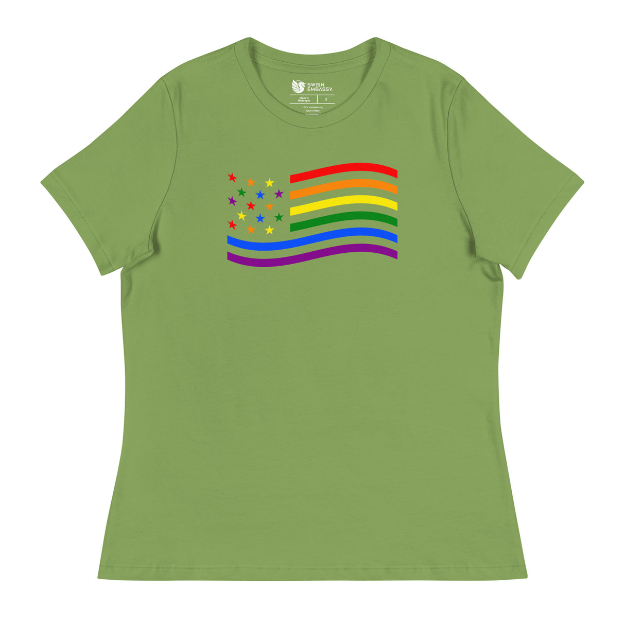 Pride in the USA (Women's Relaxed T-Shirt)-Women's T-Shirts-Swish Embassy