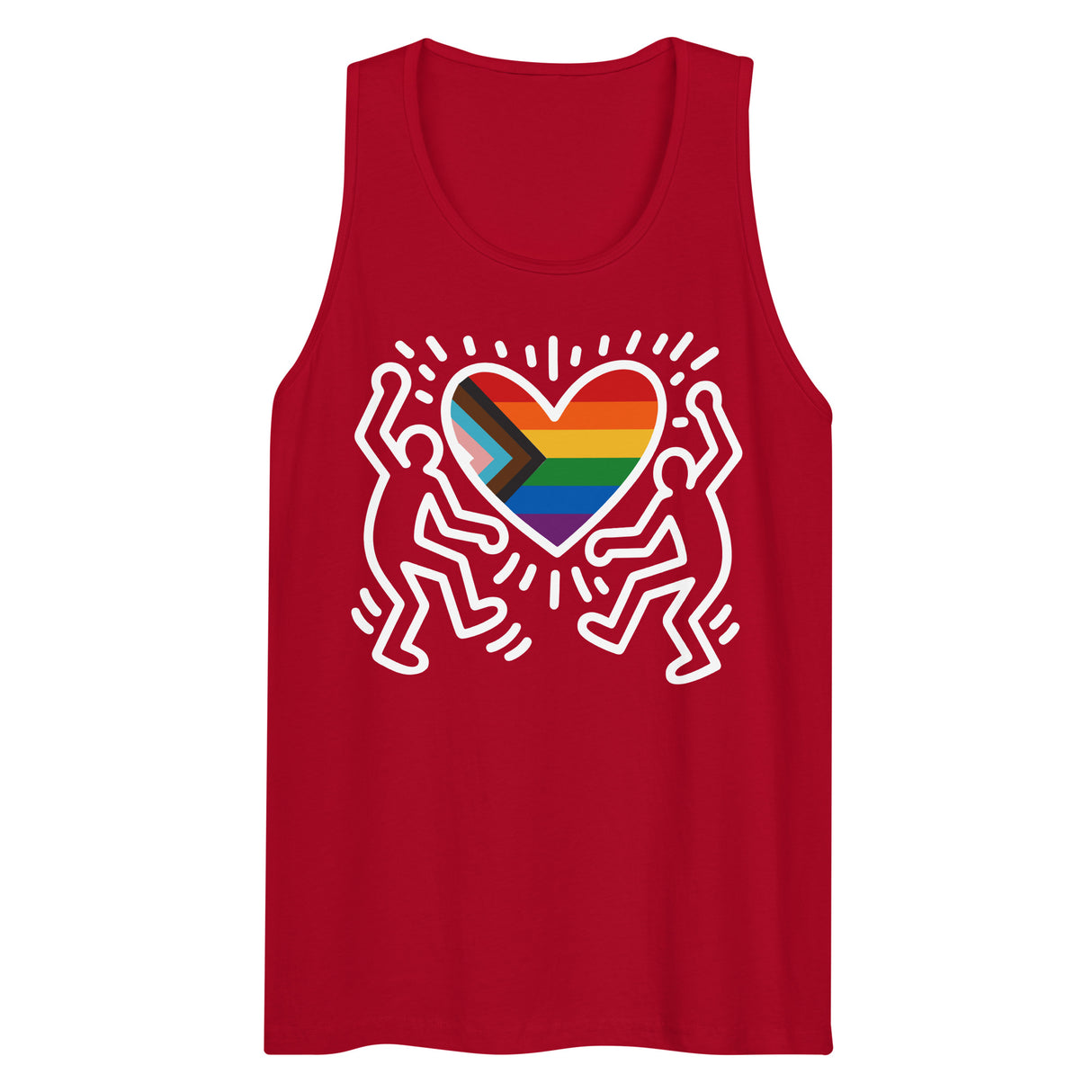 Progress Pride Figures (Tank Top)-Tank Top-Swish Embassy