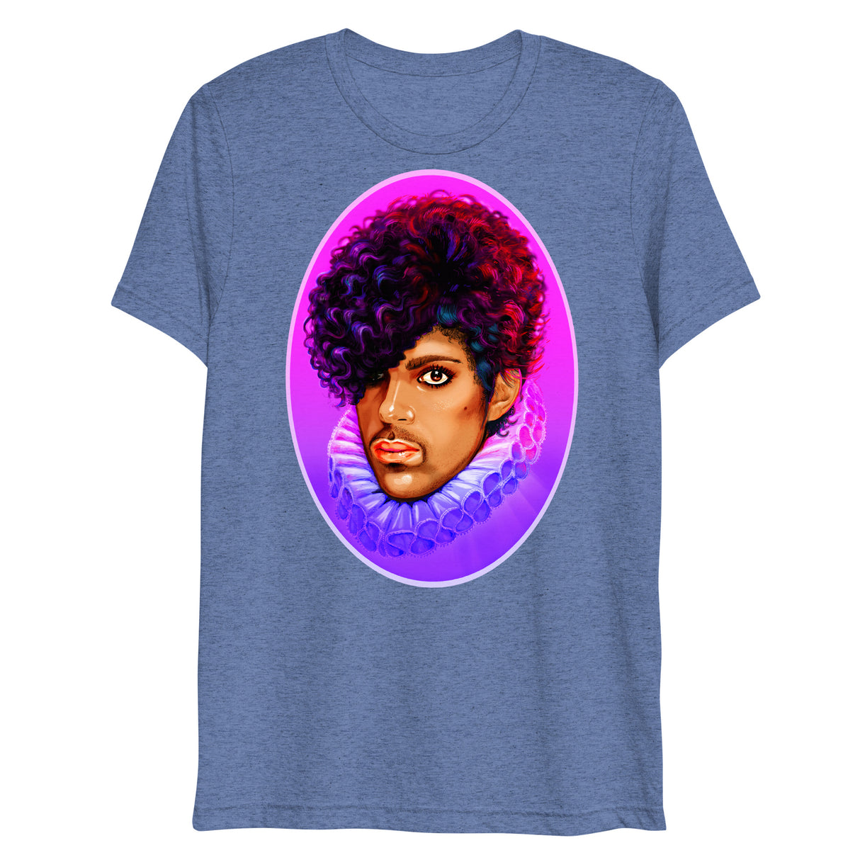 Purple Ruffles (Triblend)-Triblend T-Shirt-Swish Embassy