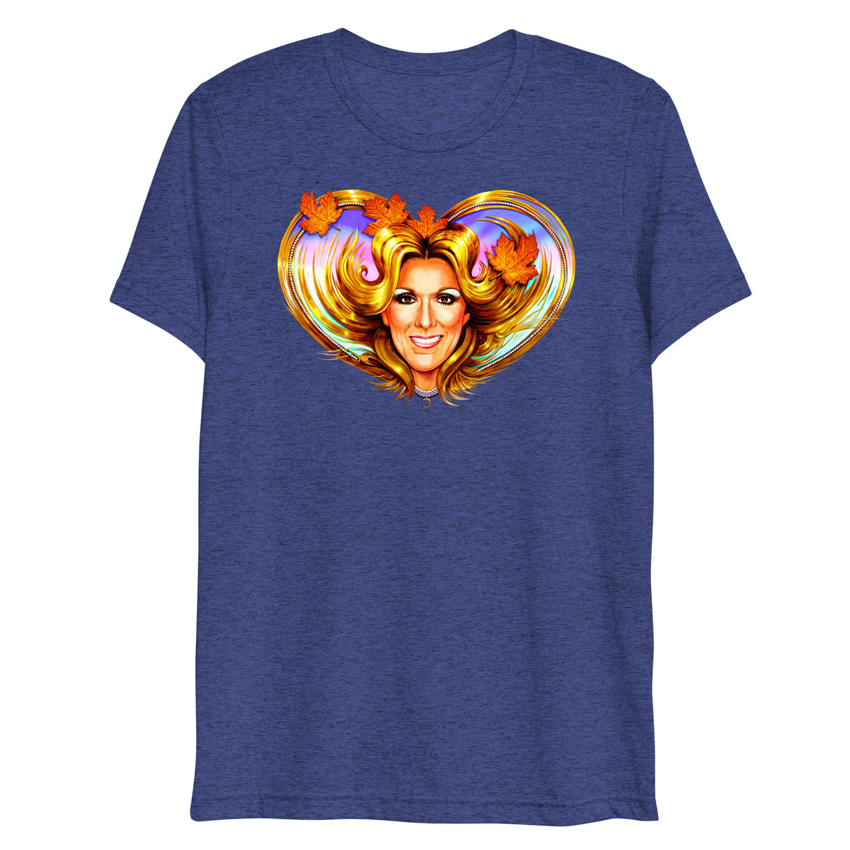 Queen of Hearts and High Notes (Triblend)-Triblend T-Shirt-Swish Embassy