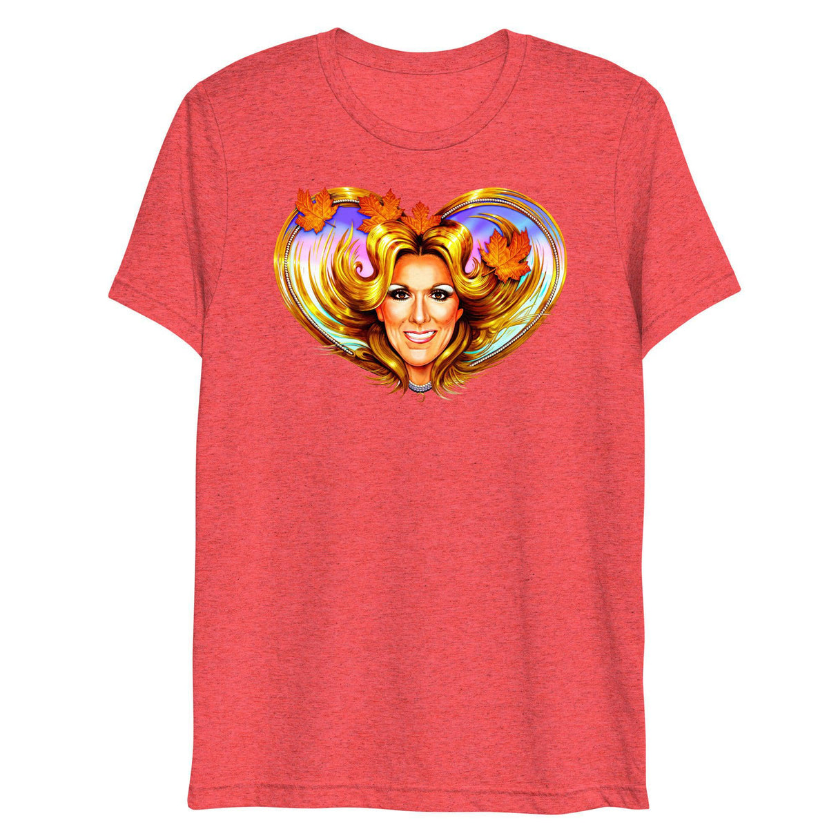 Queen of Hearts and High Notes (Triblend)-Triblend T-Shirt-Swish Embassy