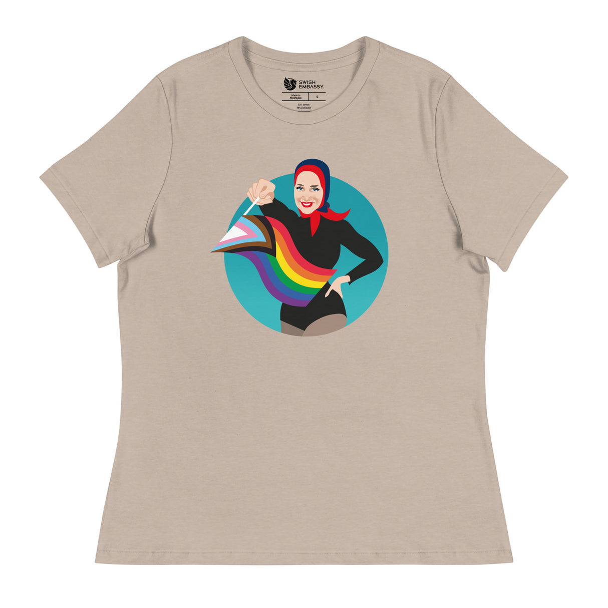 Rainbow Gardens (Women's Relaxed T-Shirt)-Women's T-Shirts-Swish Embassy