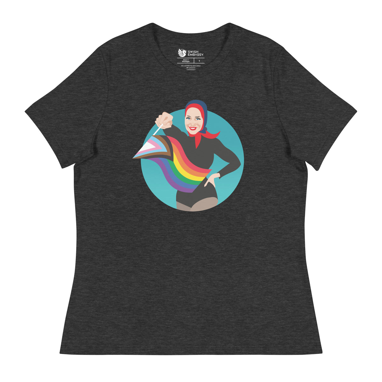 Rainbow Gardens (Women's Relaxed T-Shirt)-Women's T-Shirts-Swish Embassy