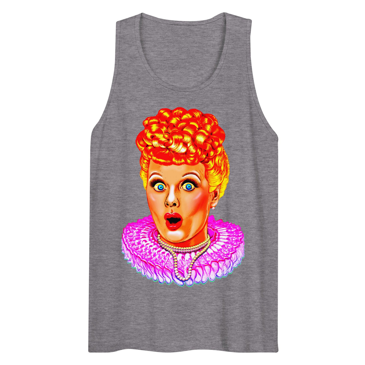 Red Hair Don’t Care (Tank Top)-Tank Top-Swish Embassy