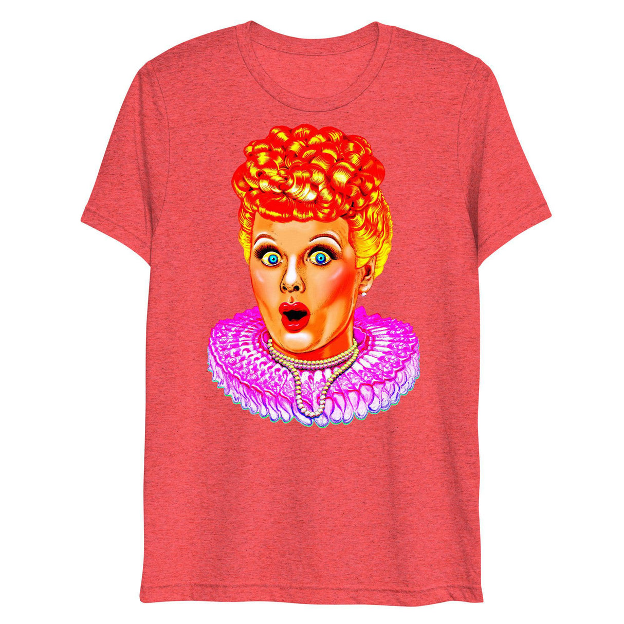 Red Hair Don’t Care (Triblend)-Triblend T-Shirt-Swish Embassy