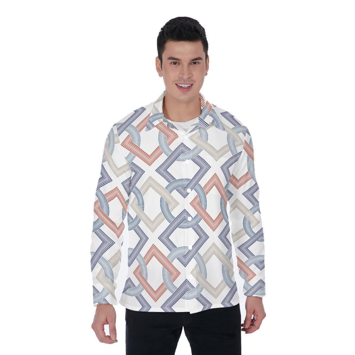 Rings (Long Sleeve Button Shirt)-Long Sleeve Button Shirts-Swish Embassy