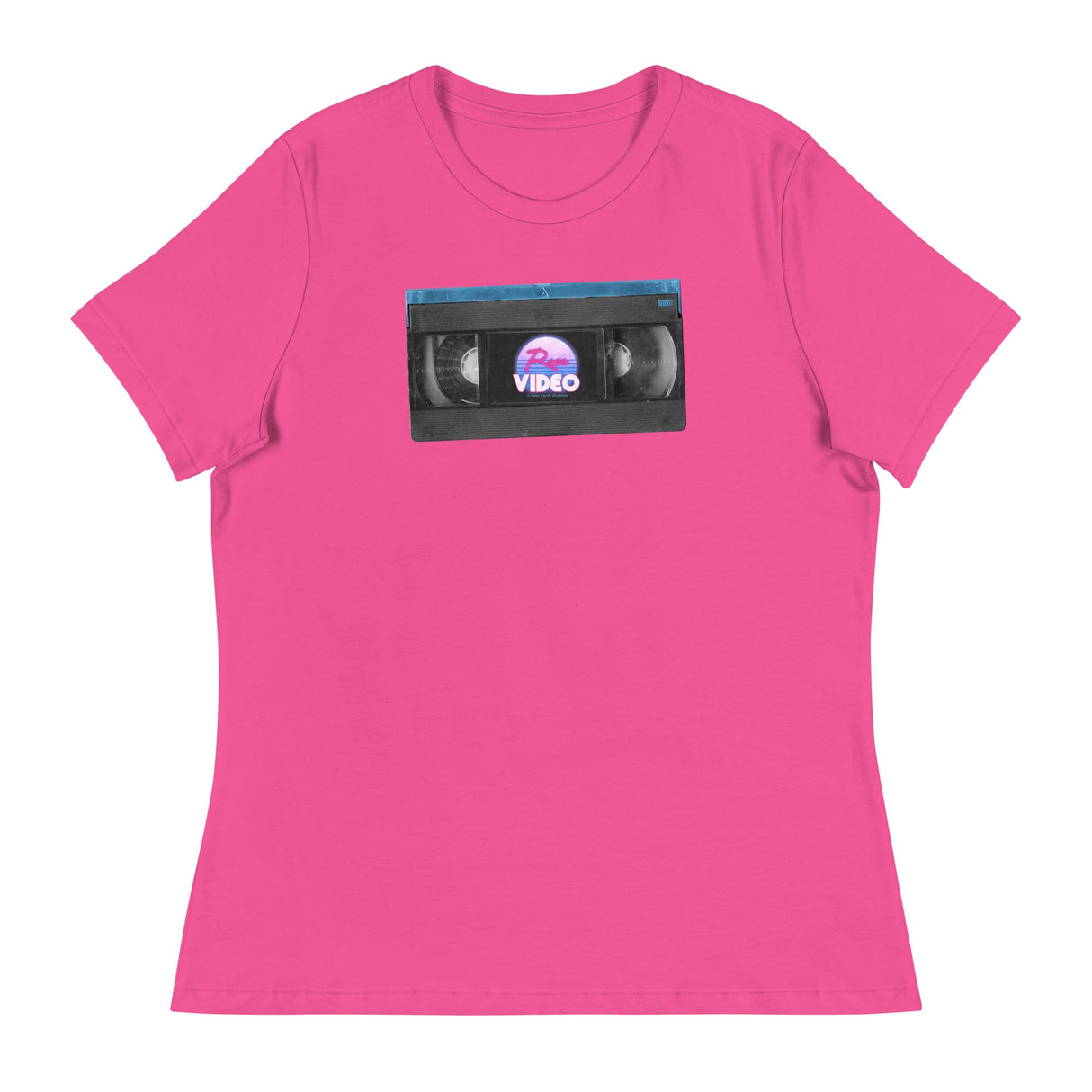 Rose Video (Women's Relaxed T-Shirt)-Women's T-Shirts-Swish Embassy