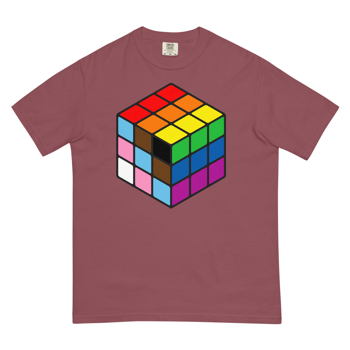 Rubik's Pride (Boxy Tee)-Boxy T-Shirt-Swish Embassy