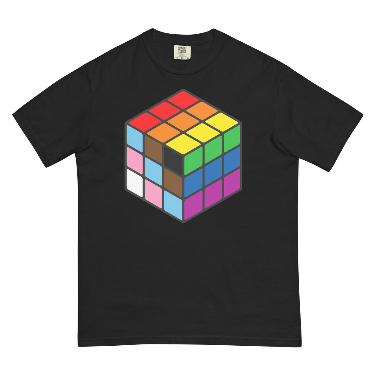 Rubik's Pride (Boxy Tee)-Boxy T-Shirt-Swish Embassy