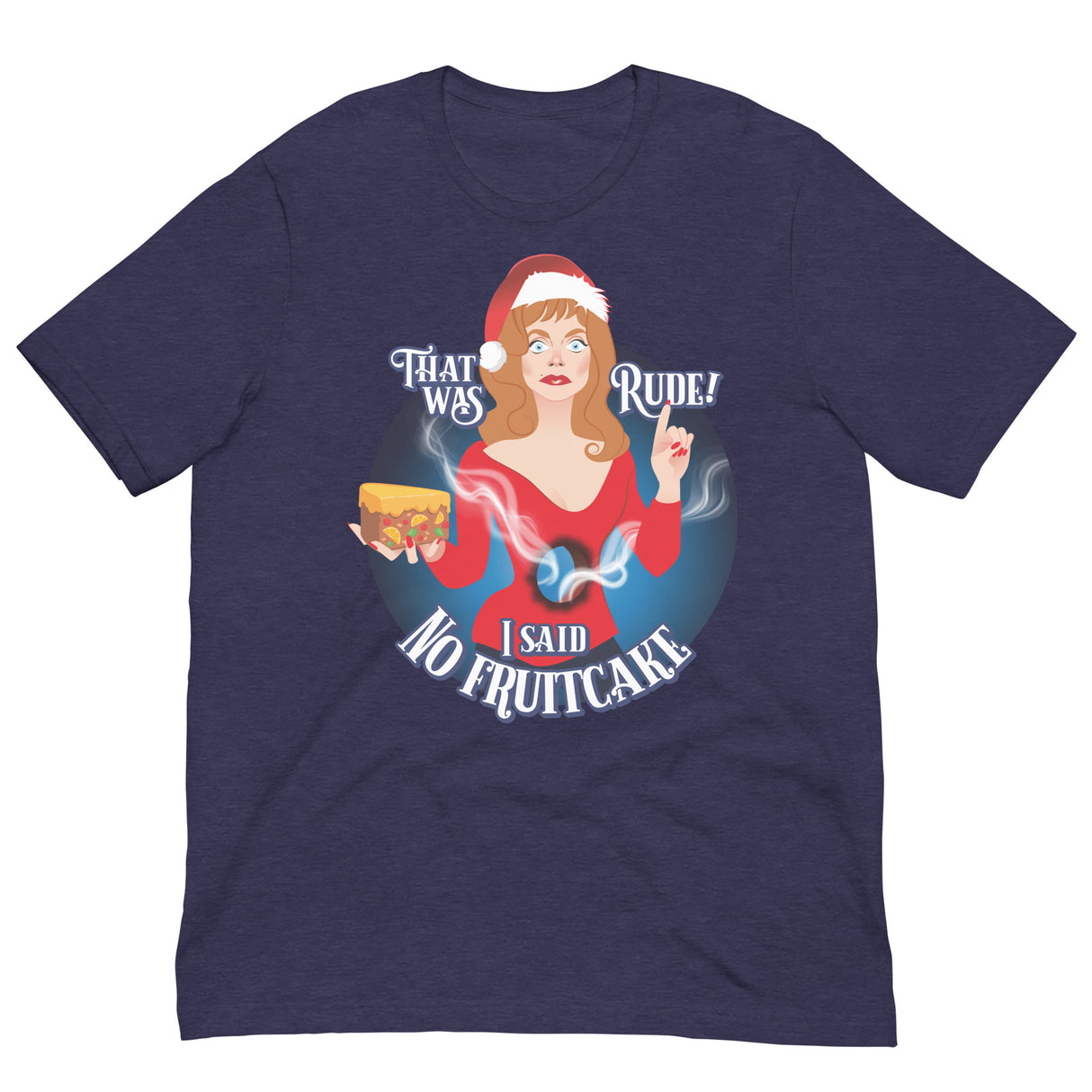 Rude Fruitcake-Christmas T-Shirts-Swish Embassy