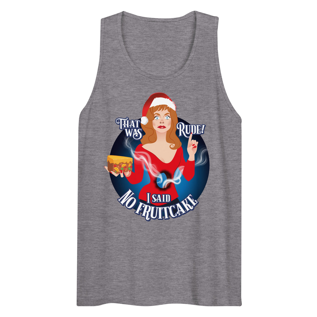 Rude Fruitcake (Tank top)-Tank Top-Swish Embassy