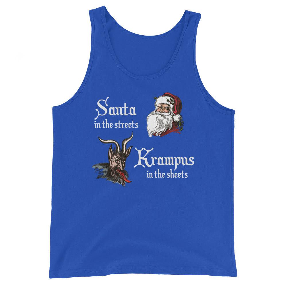 Santa in the Streets (Tank Top)-Christmas Tank Tops-Swish Embassy