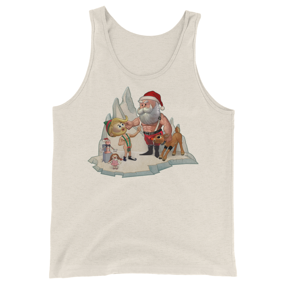 Santa's Little Helper (Tank Top)-Christmas Tank Tops-Swish Embassy