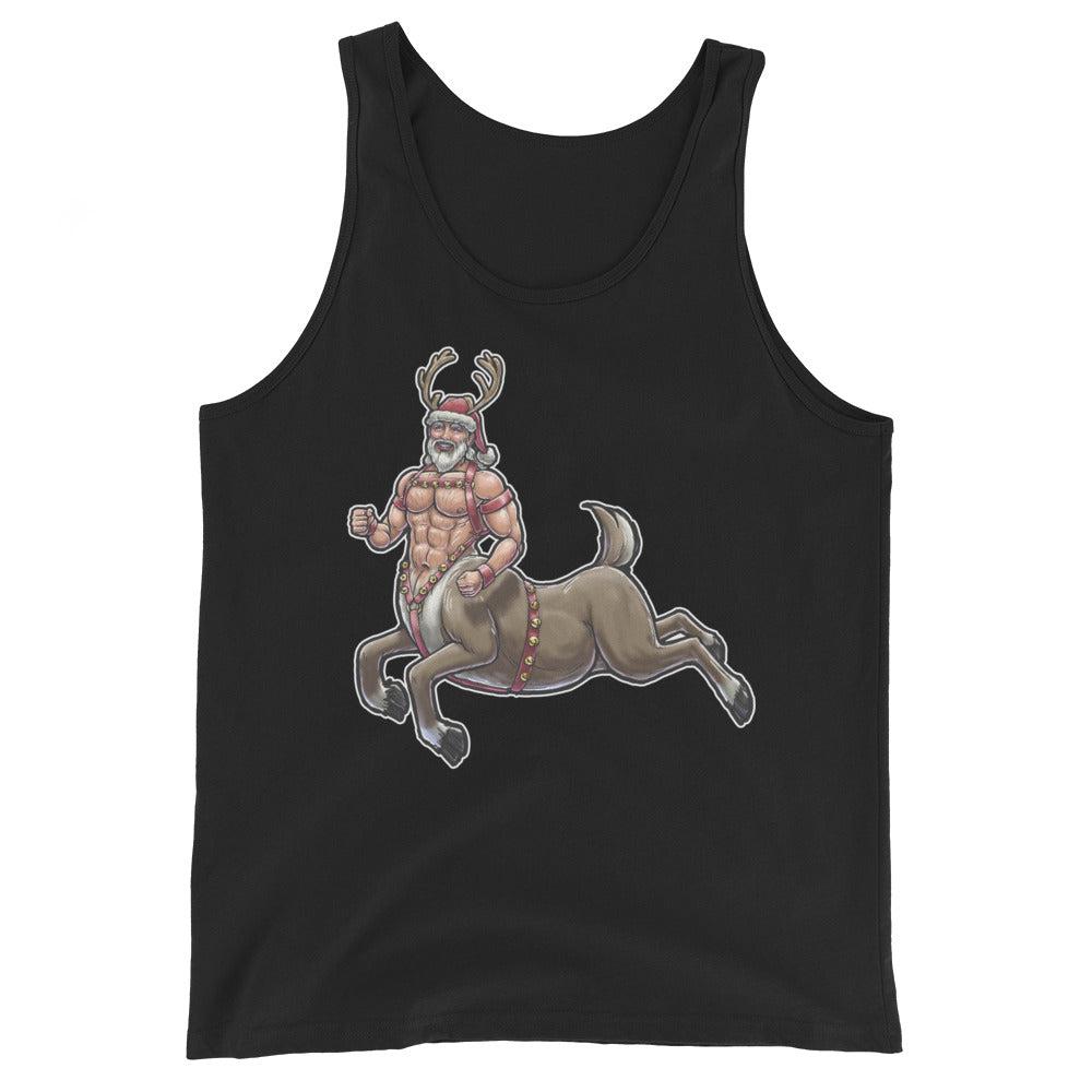 Santaur (Tank Top)-Christmas Tank Tops-Swish Embassy