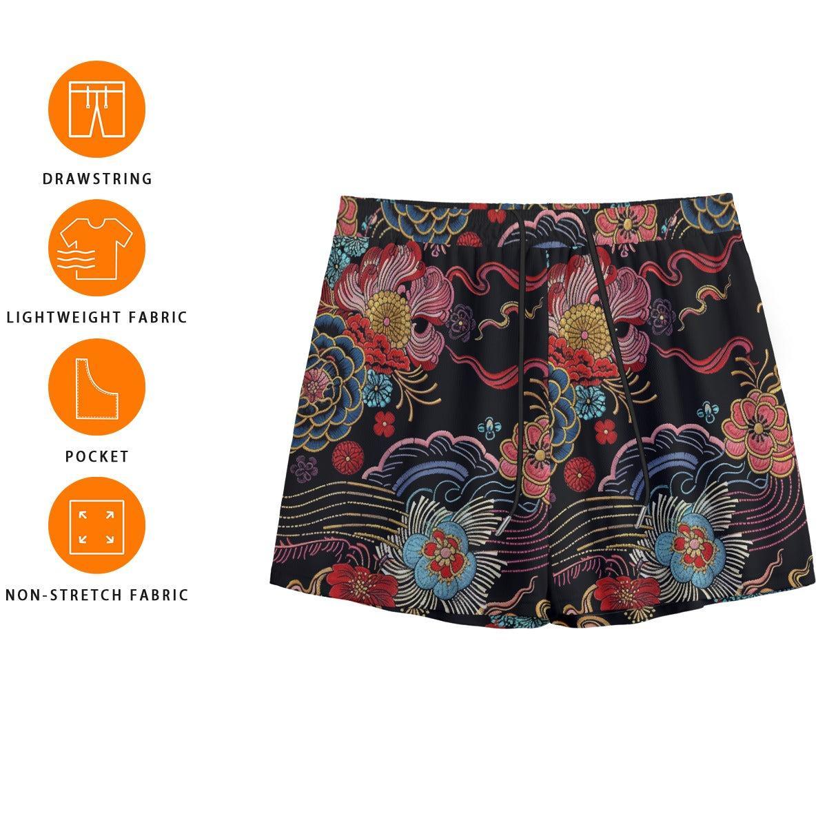 Sew Far Sew Zen (Shorts)-Shorts-Swish Embassy