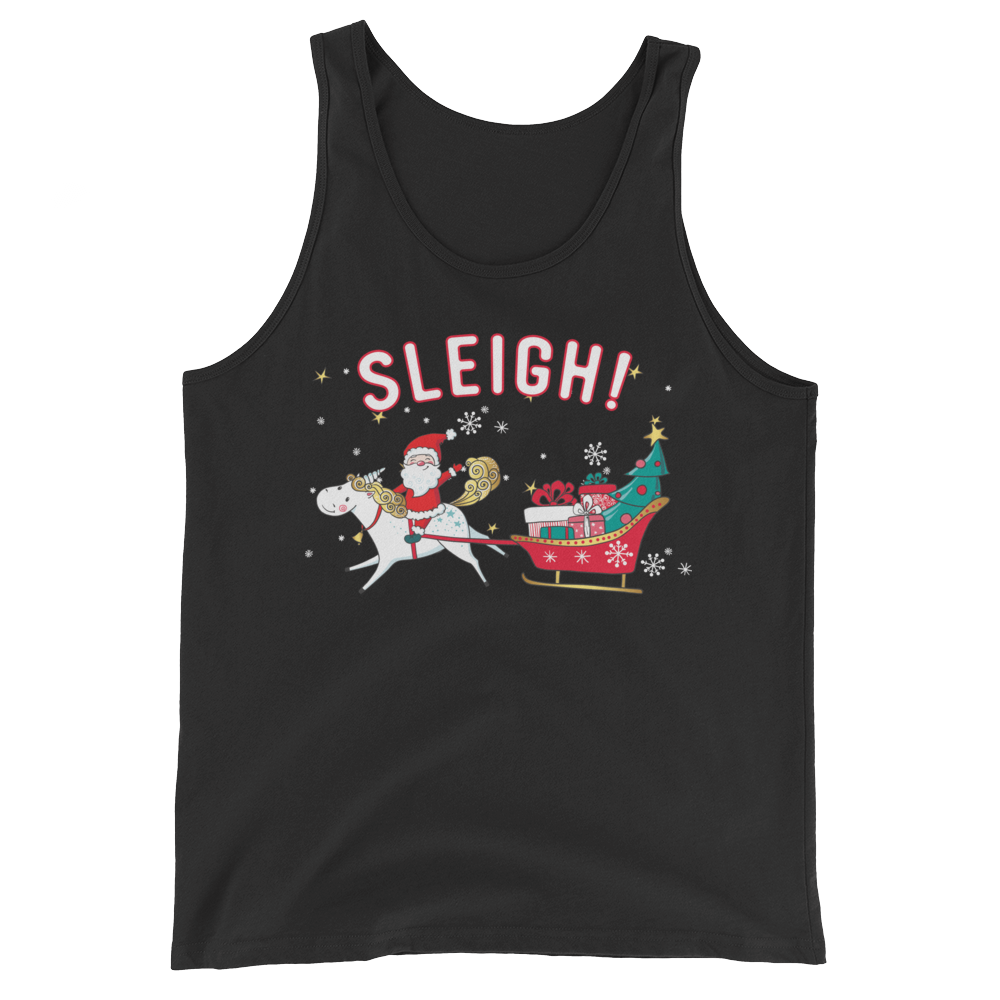 Sleigh! (Tank Top)-Christmas Tank Tops-Swish Embassy