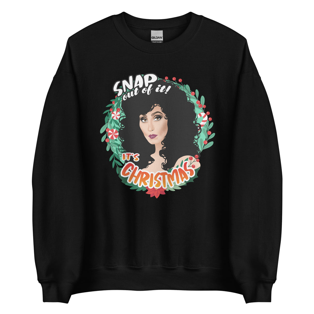 Snap Out of It It's Xmas (Sweatshirt)-Sweatshirt-Swish Embassy