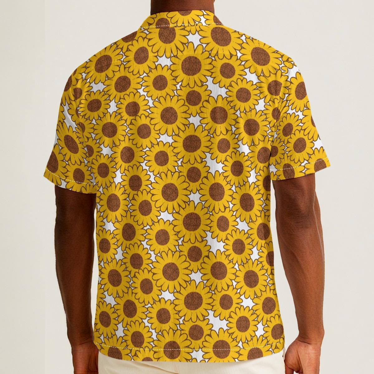 Sunflower (Cotton Button Shirt)-Cotton Button Shirt-Swish Embassy