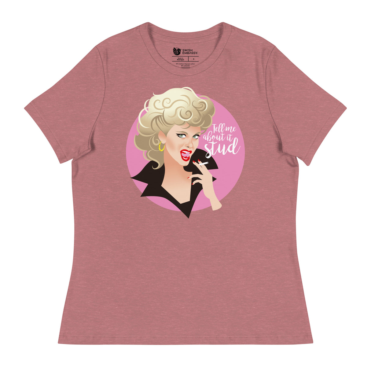 Tell Me About it Stud (Women's Relaxed T-Shirt)-Women's T-Shirts-Swish Embassy