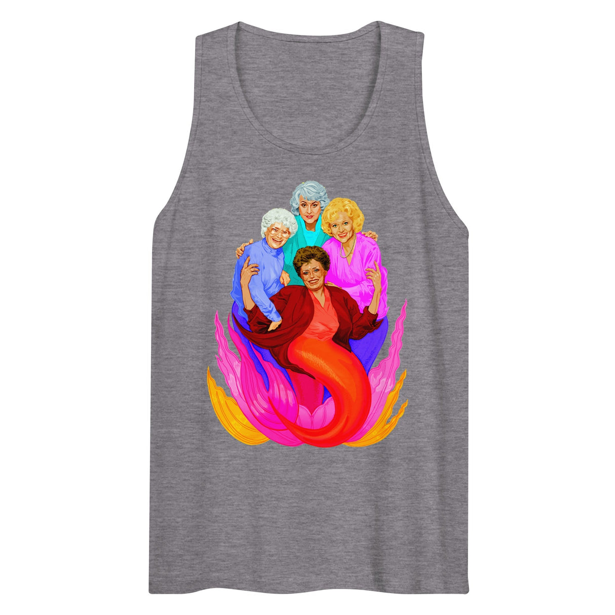 Thank You for Being a Finned (Tank Top)-Tank Top-Swish Embassy