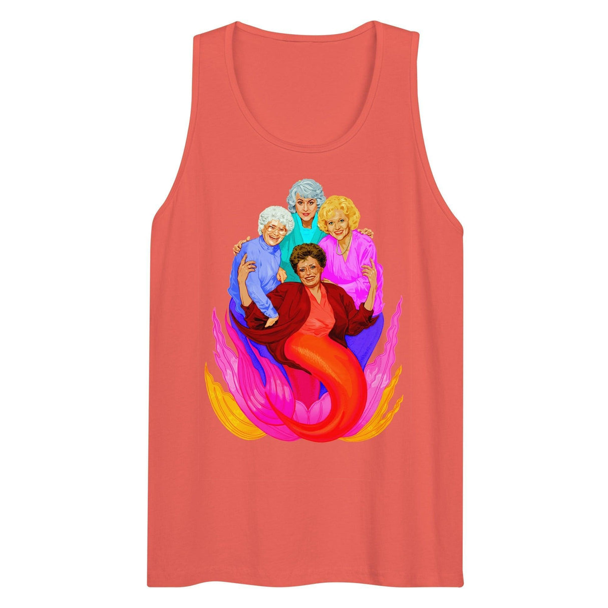 Thank You for Being a Finned (Tank Top)-Tank Top-Swish Embassy