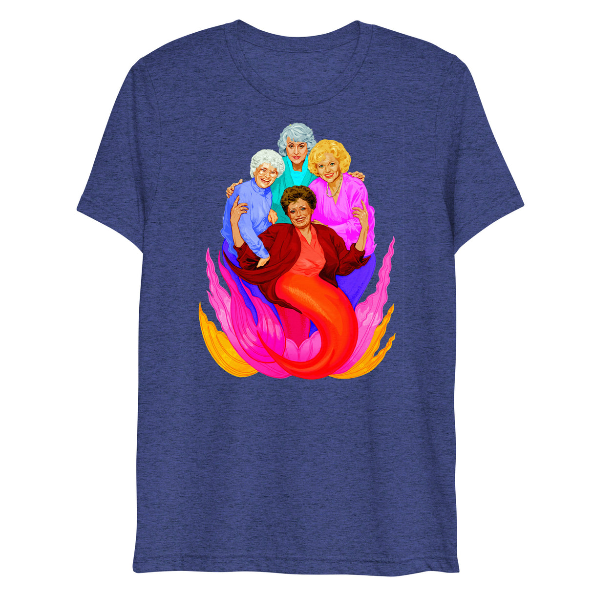 Thank You for Being a Finned (Triblend)-Triblend T-Shirt-Swish Embassy