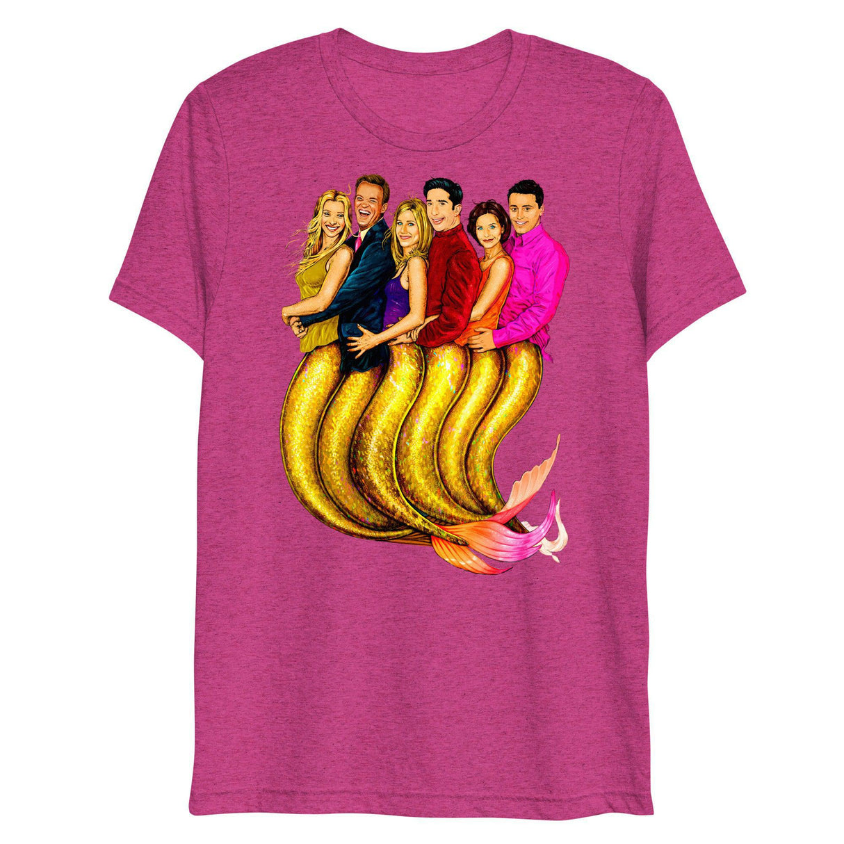 The One Where They're Mermaids (Triblend)-Triblend T-Shirt-Swish Embassy