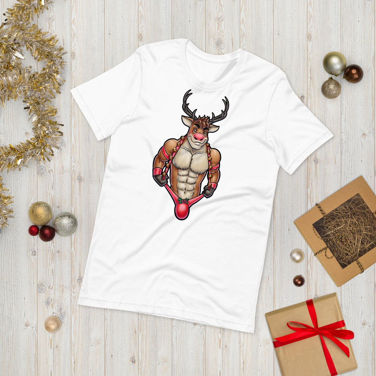 Then All the Reindeer Loved Him-T-Shirts-Swish Embassy