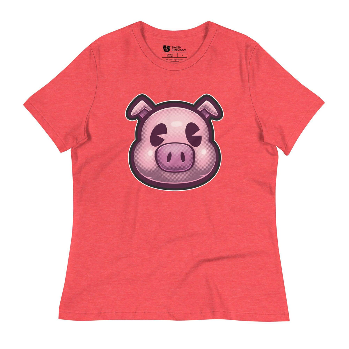 This Little Piggy (Women's Relaxed T-Shirt)-Women's T-Shirts-Swish Embassy