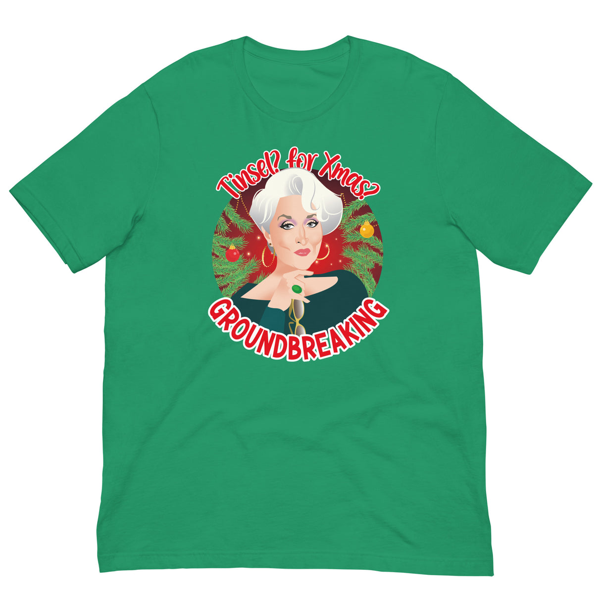 Tinsel for Xmas? Groundbreaking-Christmas T-Shirts-Swish Embassy