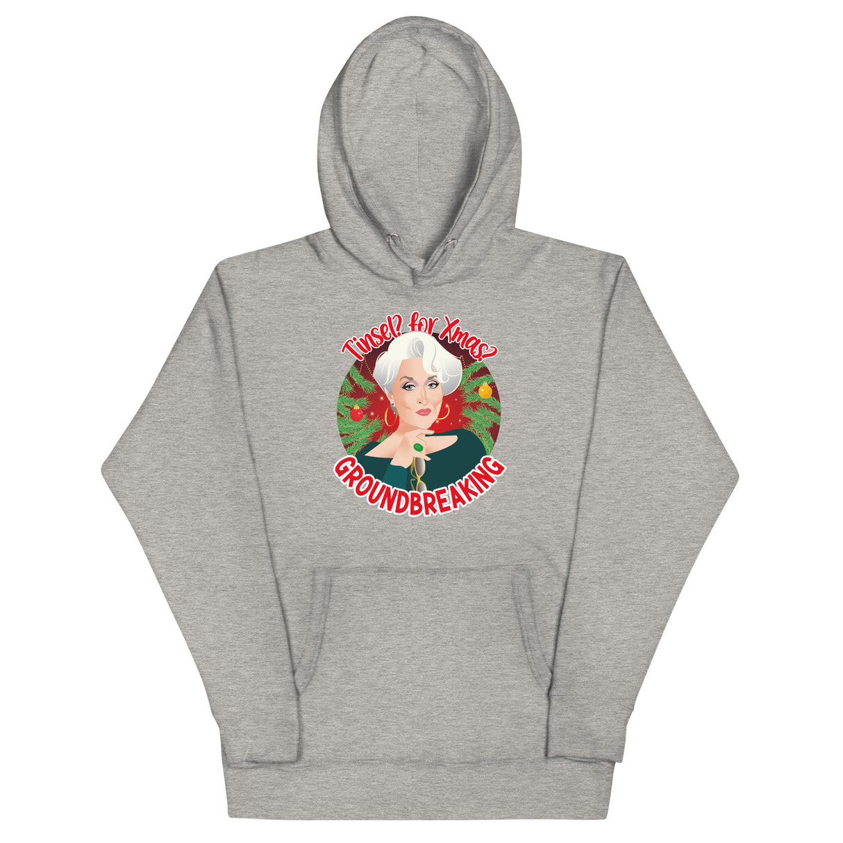 Tinsel for Xmas? Groundbreaking (Hoodie)-Hoodie-Swish Embassy