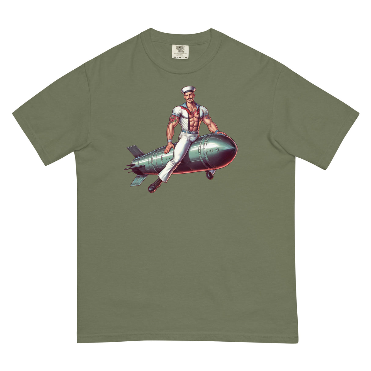 Torpedo Away (Boxy Tee)-Boxy T-Shirt-Swish Embassy
